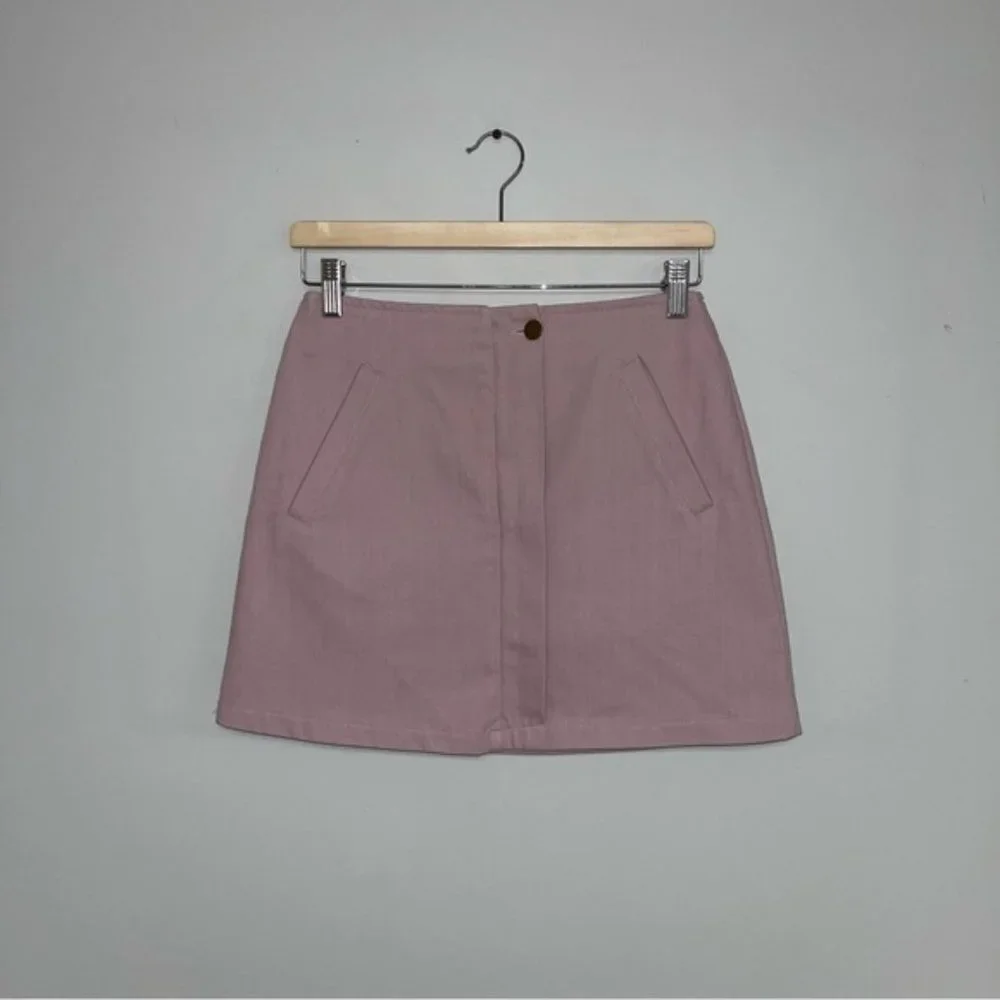 Pinkyotto Skirt Women's Size Small Pink‎ Dusty Rose High-Waisted Mini New York